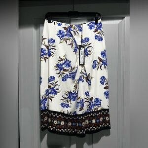 Silk Kobi Halperin floral midi skirt